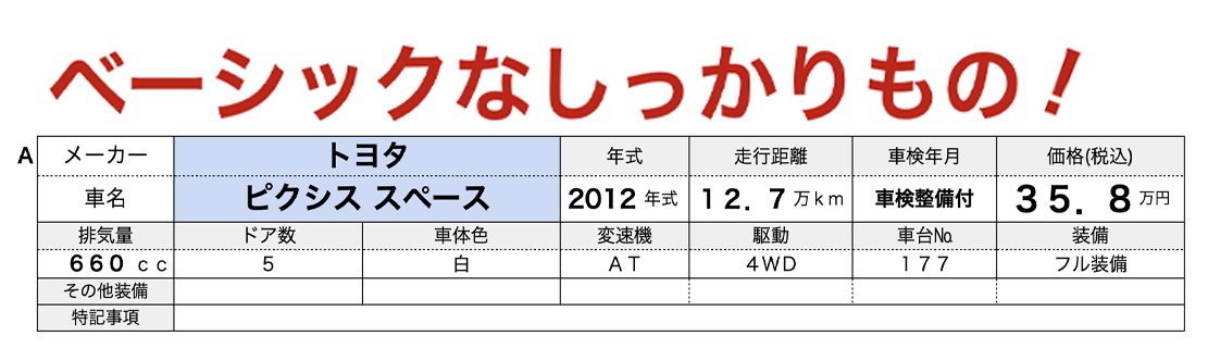 中古軽自動車が安いあすなろオートガーデンのおすすめ車