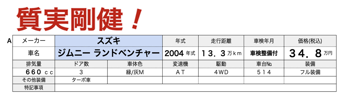 中古軽自動車が安いあすなろオートガーデンのおすすめ車